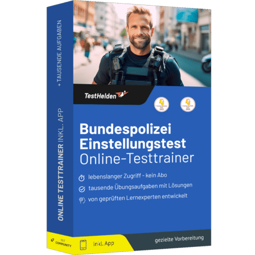 TestHelden.com 11 Bundespolizei Einstellungstest 2026 üben - Online Testtrainer