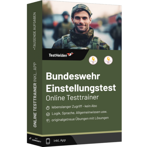 Bundeswehr Gehobener Dienst Einstellungstest 2026 üben - Online Testtrainer