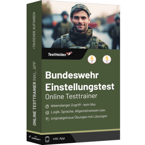 Bundeswehr Einstellungstest 2026 üben - Online Testtrainer