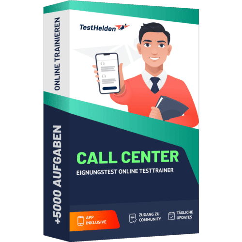 Call Center Eignungstest Online Testtrainer cover print
