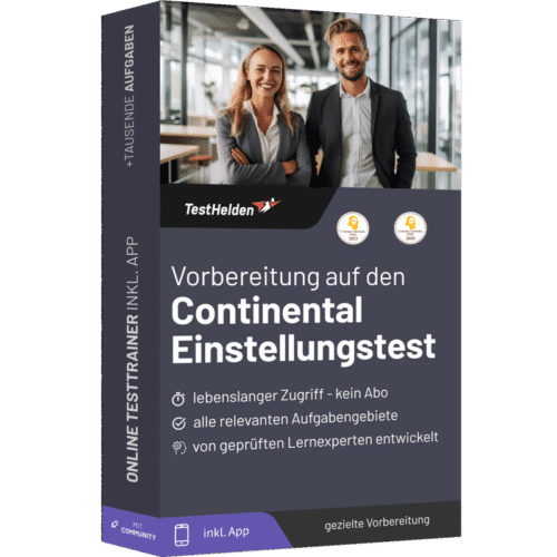 Continental Einstellungstest 2026 üben - Online-Testtrainer