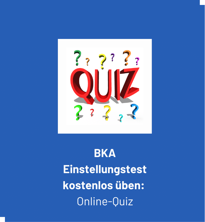 BKA Einstellungstest kostenlos üben
