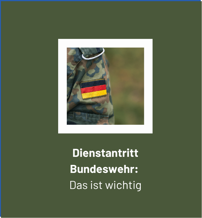 Dienstantritt Bundeswehr