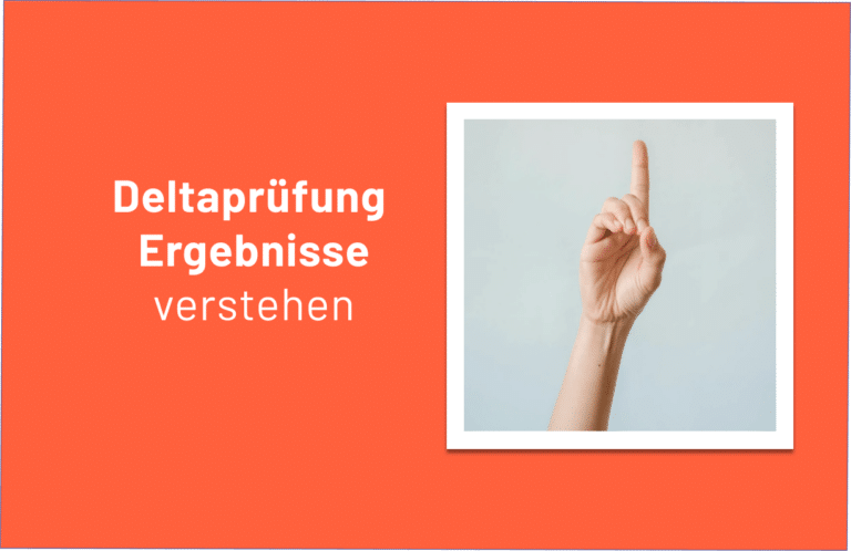 Deltaprüfung Ergebnisse