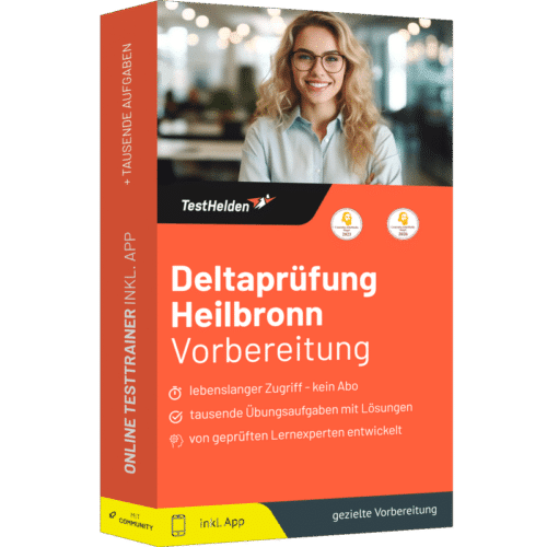 Deltaprüfung Heilbronn 2026 Vorbereitung - Online Testtrainer