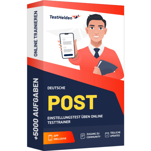 Deutsche Post Einstellungstest ueben Online Testtrainer cover print