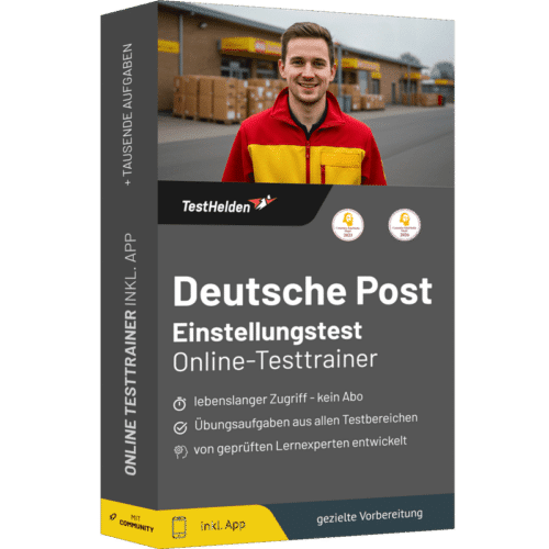 Deutsche Post Einstellungstest 2026 üben - Online Testtrainer