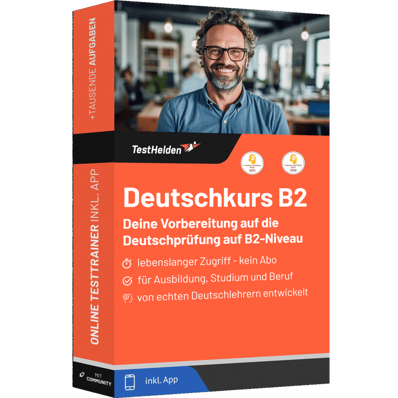 Deutschkurs B2 2026 - Online Prüfungstraining 1 Deutschkurs B2 2026 - Online Prüfungstraining