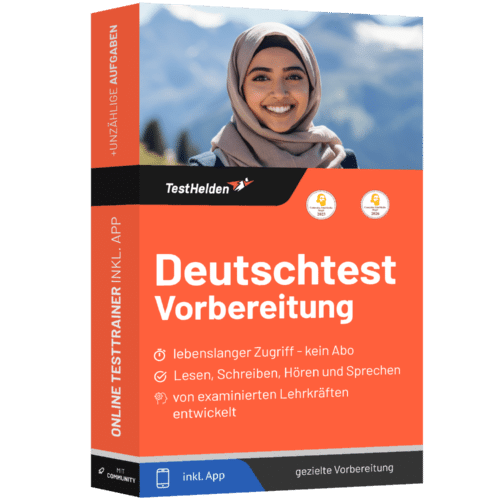 Deutschtest Training 2026 üben - Online Testtrainer
