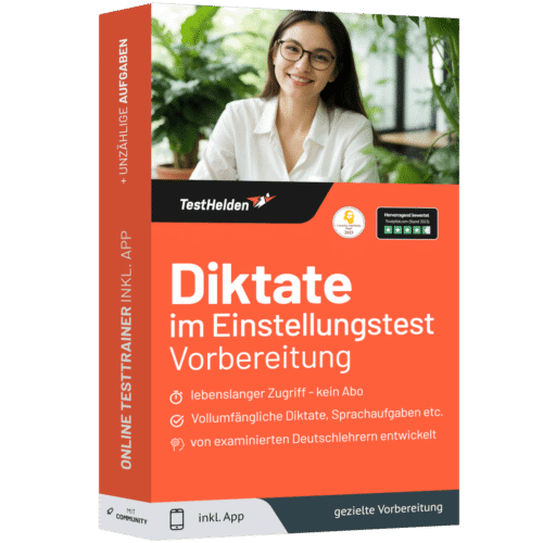 Diktat im Einstellungstest
