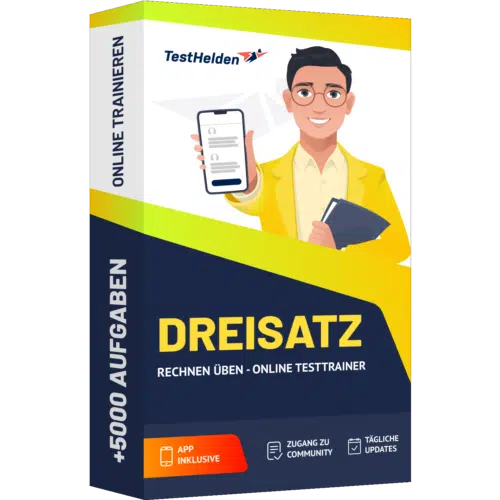 Dreisatz rechnen 2025 üben - Online Testtrainer
