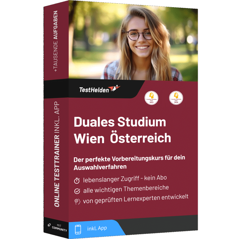 Duales Studium Wien Vorbereitung Österreich Auswahlverfahren 2026 - Online Testtrainer 1 Duales Studium Wien Vorbereitung Österreich Auswahlverfahren 2026 - Online Testtrainer