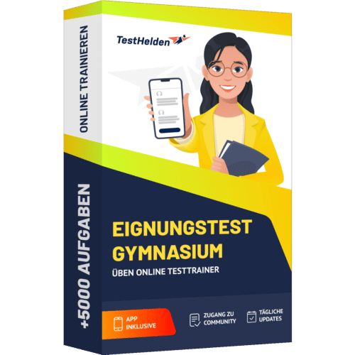 Eignungstest Gymnasium ueben Online Testtrainer cover print
