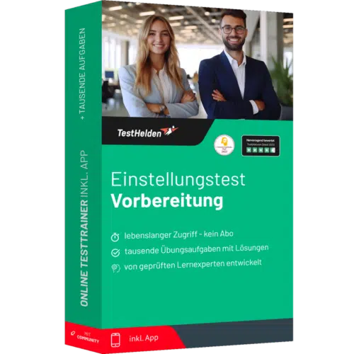 Einstellungstest Vorbereitung