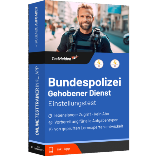 Einstellungstest Bundespolizei Gehobener Dienst 2026 üben - Online Testtrainer