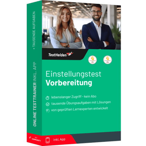 Einstellungstest Vorbereitung 2026 üben - Online Testtrainer
