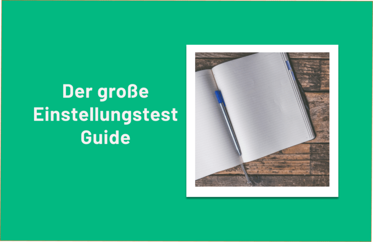 Einstellungstests Guide Beitragsbild