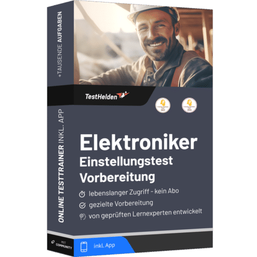 Elektroniker Einstellungstest 2026 üben - Online Testtrainer