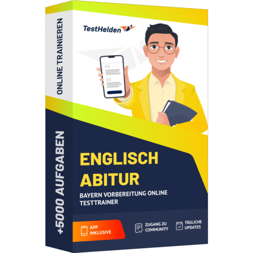 Englisch Abitur Bayern Vorbereitung Online Testtrainer cover print