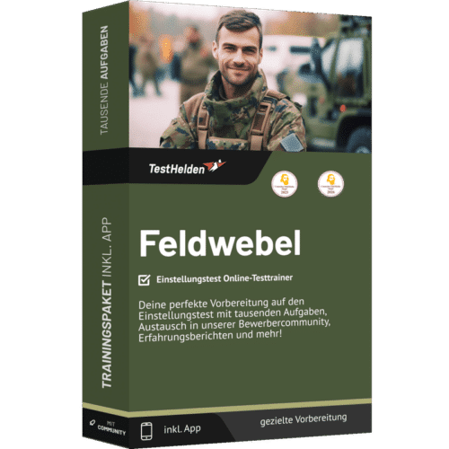 Feldwebel Einstellungstest 2026 üben - Online Testtrainer