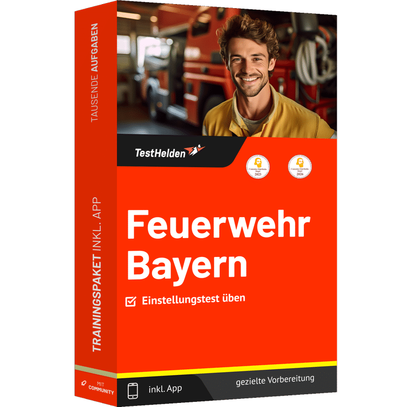 Feuerwehr Bayern Einstellungstest 2026 üben - Online Testtrainer 1 Feuerwehr Bayern Einstellungstest 2026 üben - Online Testtrainer