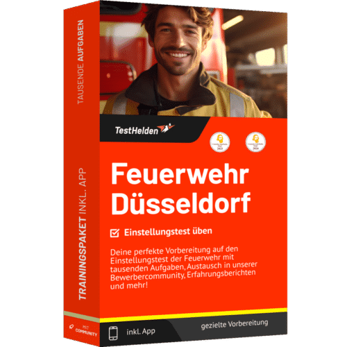 Feuerwehr Düsseldorf Einstellungstest 2026 üben - Online Testtrainer