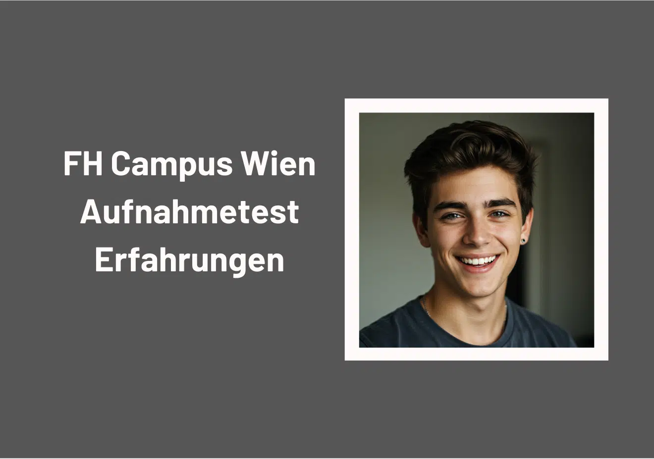 FH Campus Wien Aufnahmetest Erfahrungen