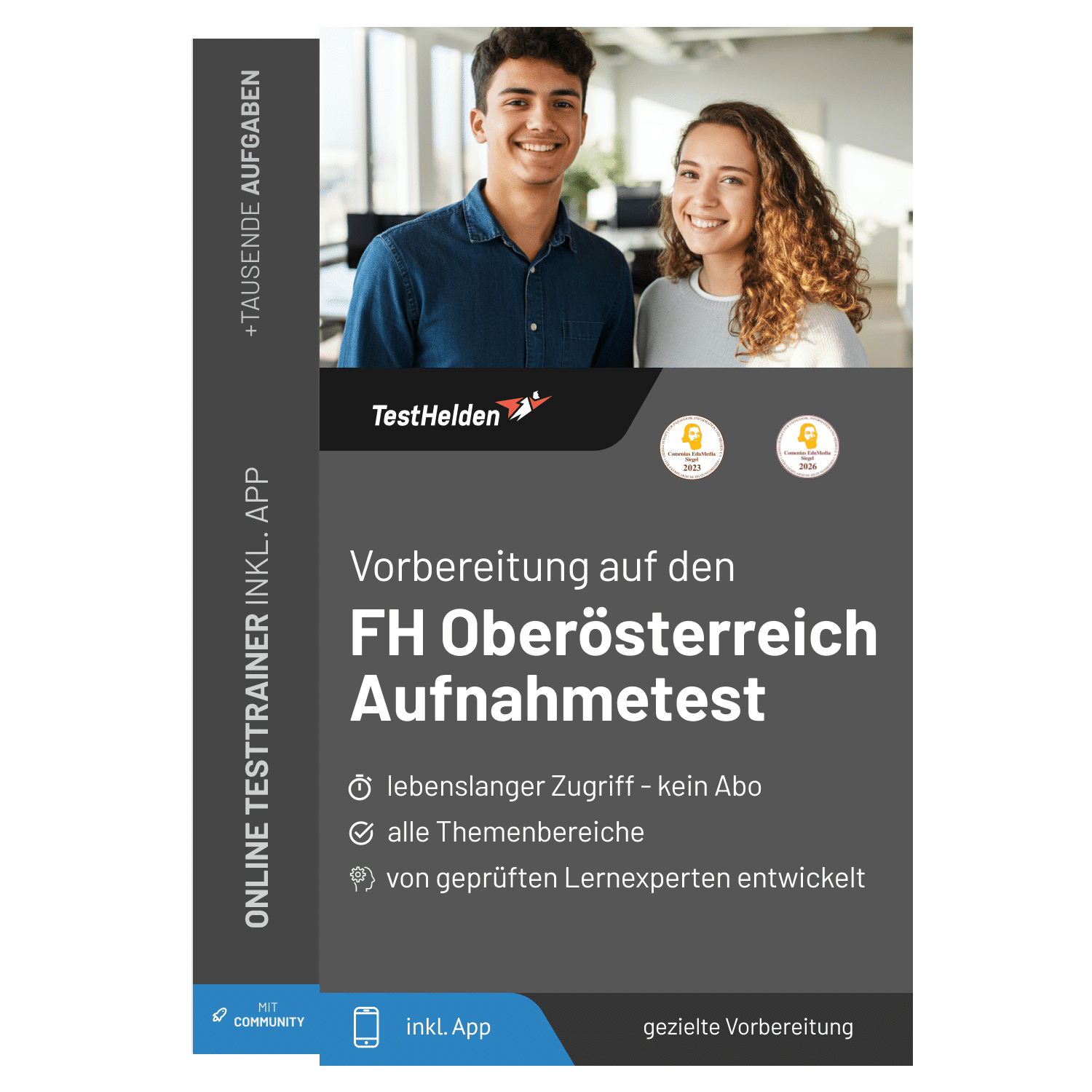 FH OÖ Aufnahmetest Vorbereitung (FH Oberösterreich Potenzialtest) 2026 - Online Testtrainer 1 FH OÖ Aufnahmetest Vorbereitung (FH Oberösterreich Potenzialtest) 2026 - Online Testtrainer