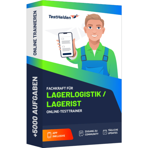Fachkraft fuer Lagerlogistik Lagerist OnlineTesttrainer cover print