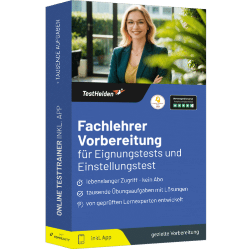 Fachlehrer Eignungstest Vorbereitung Online Testtrainer