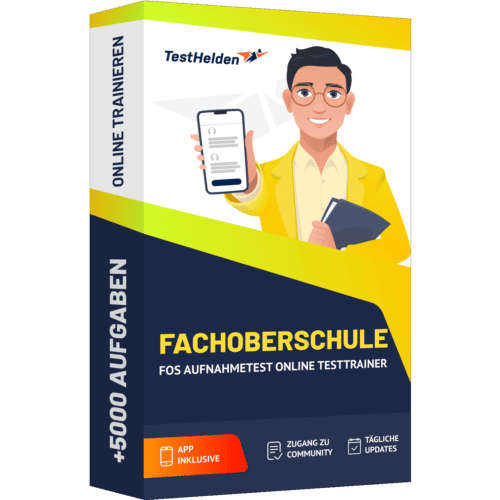 Fachoberschule FOS Aufnahmetest Online Testtrainer cover print