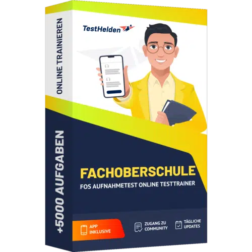 Fachoberschule FOS Aufnahmetest 2025 üben - Online Testtrainer