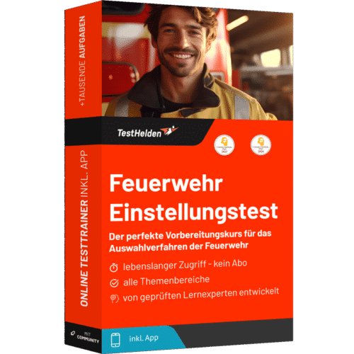 Feuerwehr Einstellungstest 2026 üben - Online Testtrainer