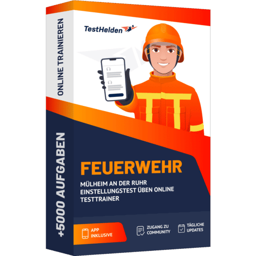Feuerwehr Muelheim an der Ruhr Einstellungstest ueben Online Testtrainer cover print