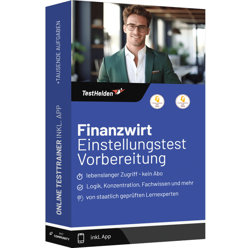 Finanzwirt Einstellungstest 2026 üben - Online Testtrainer 1 Finanzwirt Einstellungstest 2026 üben - Online Testtrainer