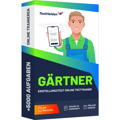 Gärtner Einstellungstest 2025 üben - Online-Testtrainer