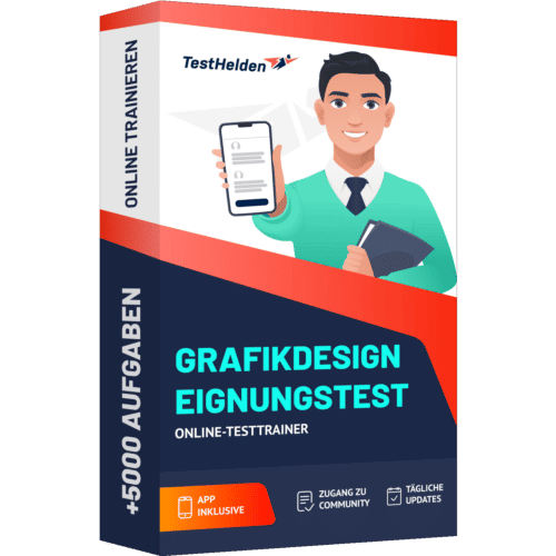 Grafikdesign Eignungstest OnlineTesttrainer cover print