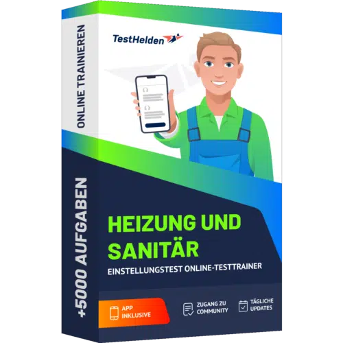 Heizung & Sanitär Einstellungstest 2025 üben - Online Testtrainer
