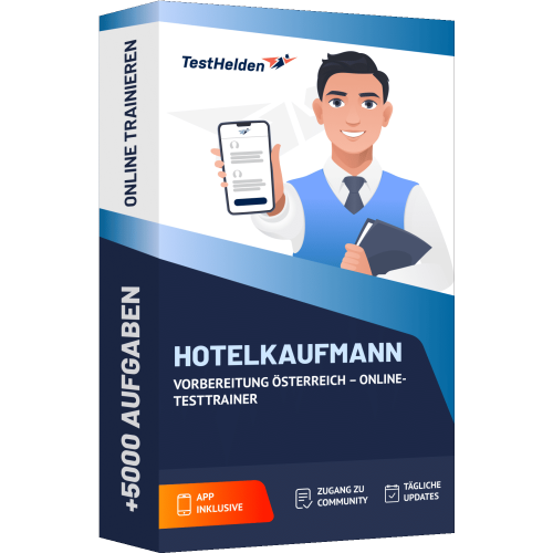 Hotelkaufmann Vorbereitung Oesterreich – Online Testtrainer cover print