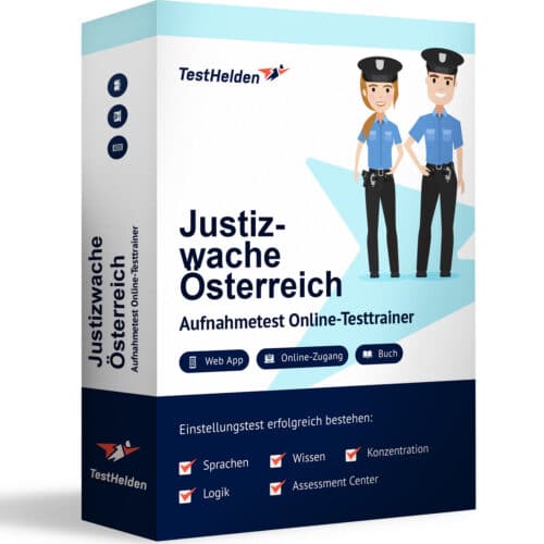Justizwache Österreich Aufnahmetest Online-Testtrainer