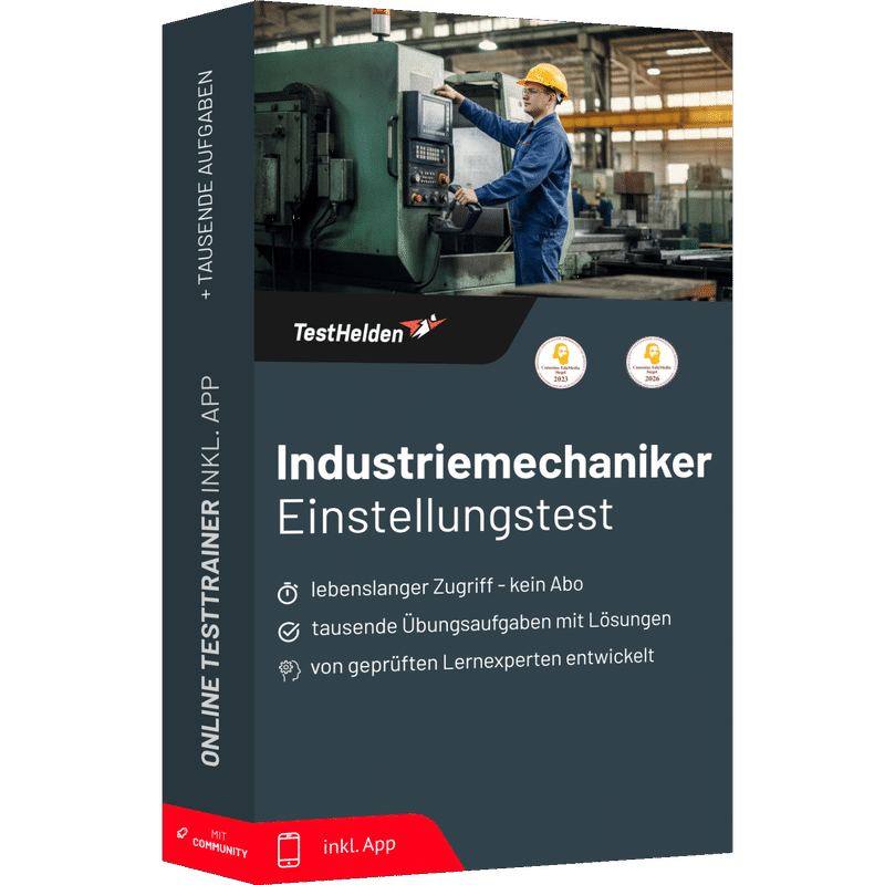 Industriemechaniker Einstellungstest 2026 üben - Online Testtrainer 1 Industriemechaniker Einstellungstest 2026 üben - Online Testtrainer
