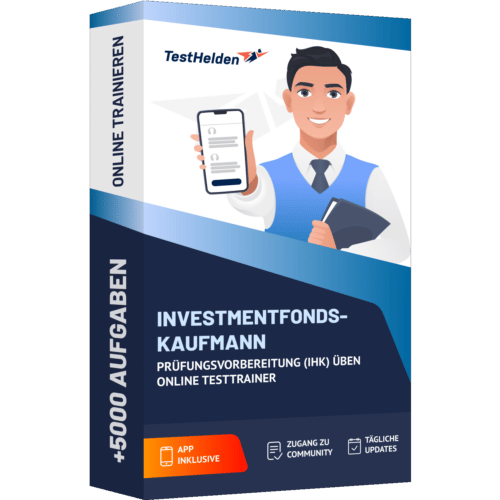 Investmentfonds kaufmann Pruefungsvorbereitung IHK ueben Online Testtrainer cover print