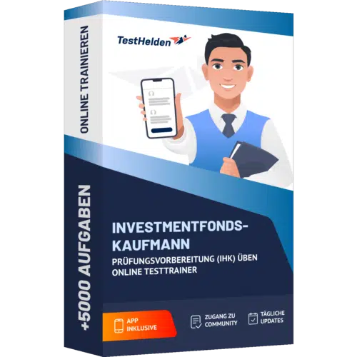 Investmentfondskaufmann / -kauffrau Prüfungsvorbereitung (IHK) 2025 üben - Online Testtrainer