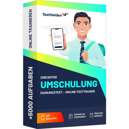 Jobcenter Umschulung Eignungstest – Online Testtrainer cover print