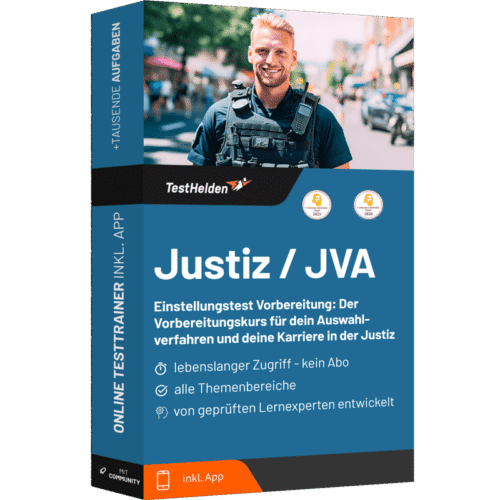 JVA Einstellungstest 2026 üben - Online Testtrainer
