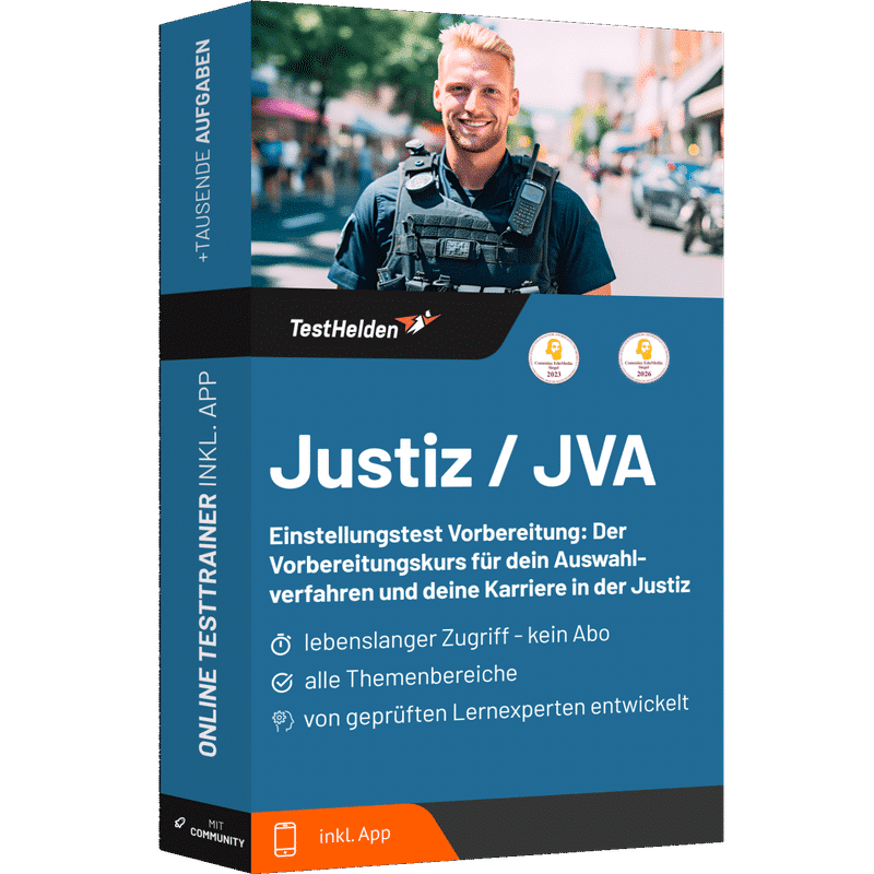 JVA Einstellungstest 2026 üben - Online Testtrainer 1 JVA Einstellungstest 2026 üben - Online Testtrainer