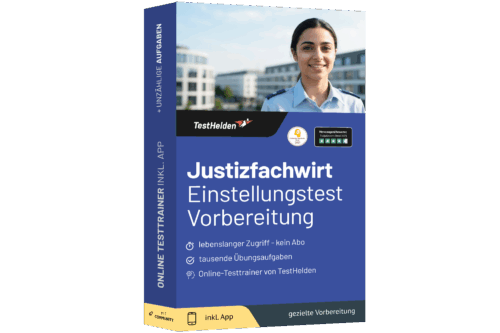 Justizfachwirt Einstellungstest 2025 üben - Online Testtrainer