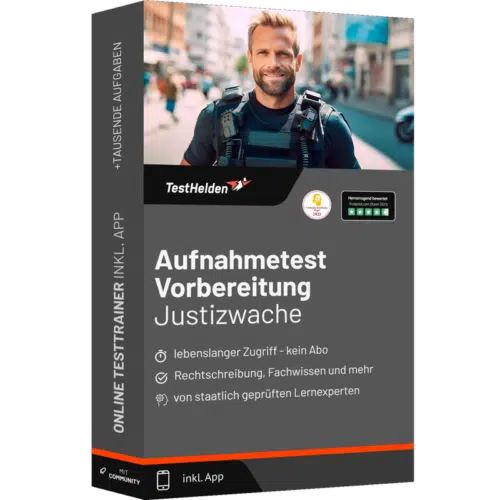 Justizwache Aufnahme Aufnahmestest Vorbereitung