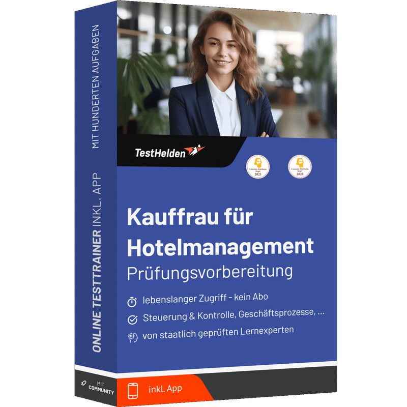 Kauffrau für Hotelmanagement Prüfung (IHK) Vorbereitung 2026 üben - Online Testtrainer 1 Kauffrau für Hotelmanagement Prüfung (IHK) Vorbereitung 2026 üben - Online Testtrainer