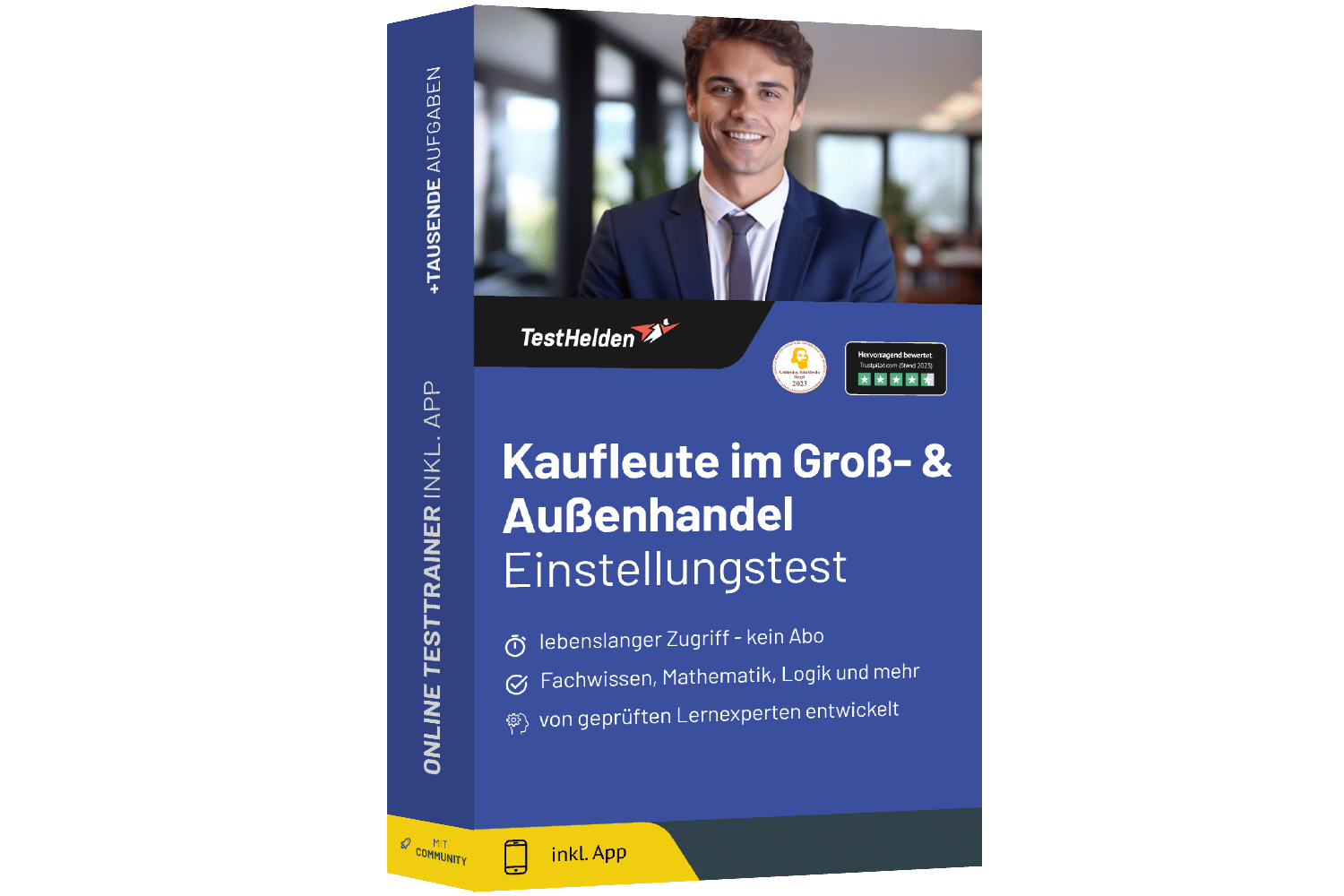 Kaufmann/ Kauffrau im Groß- und Außenhandel Einstellungstest 2026 üben - Online Testtrainer 1 Kaufmann/ Kauffrau im Groß- und Außenhandel Einstellungstest